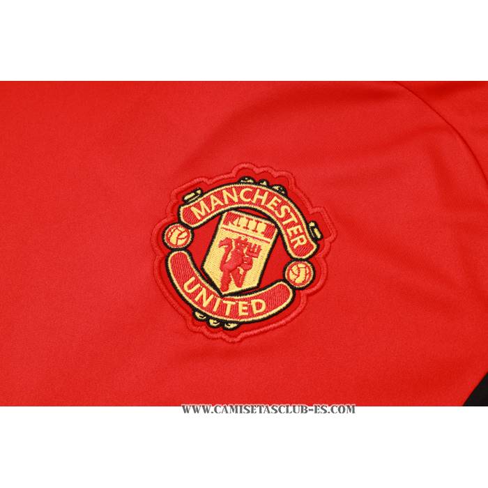 Chandal del Manchester United 24-25 Manga Corta Rojo - Pantalon Corto